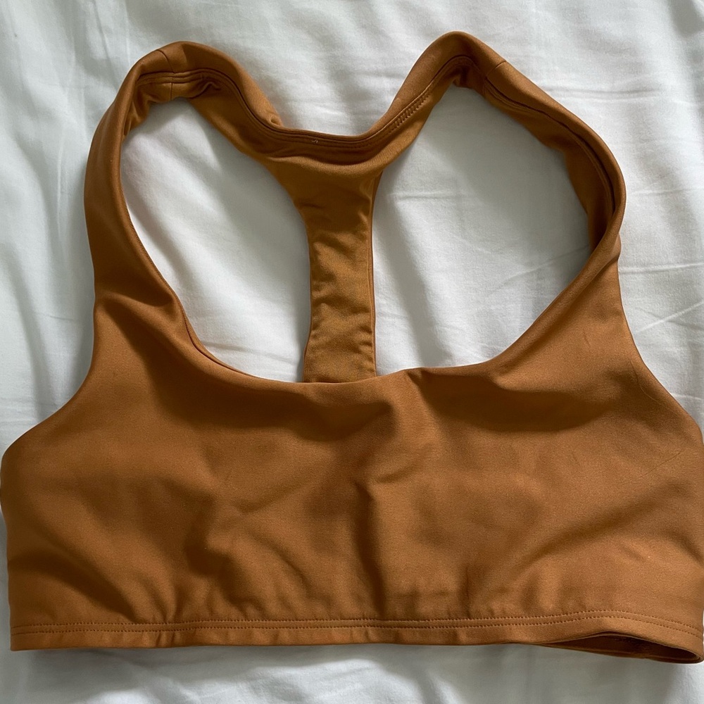 ALO Yoga Brown Sports Bra